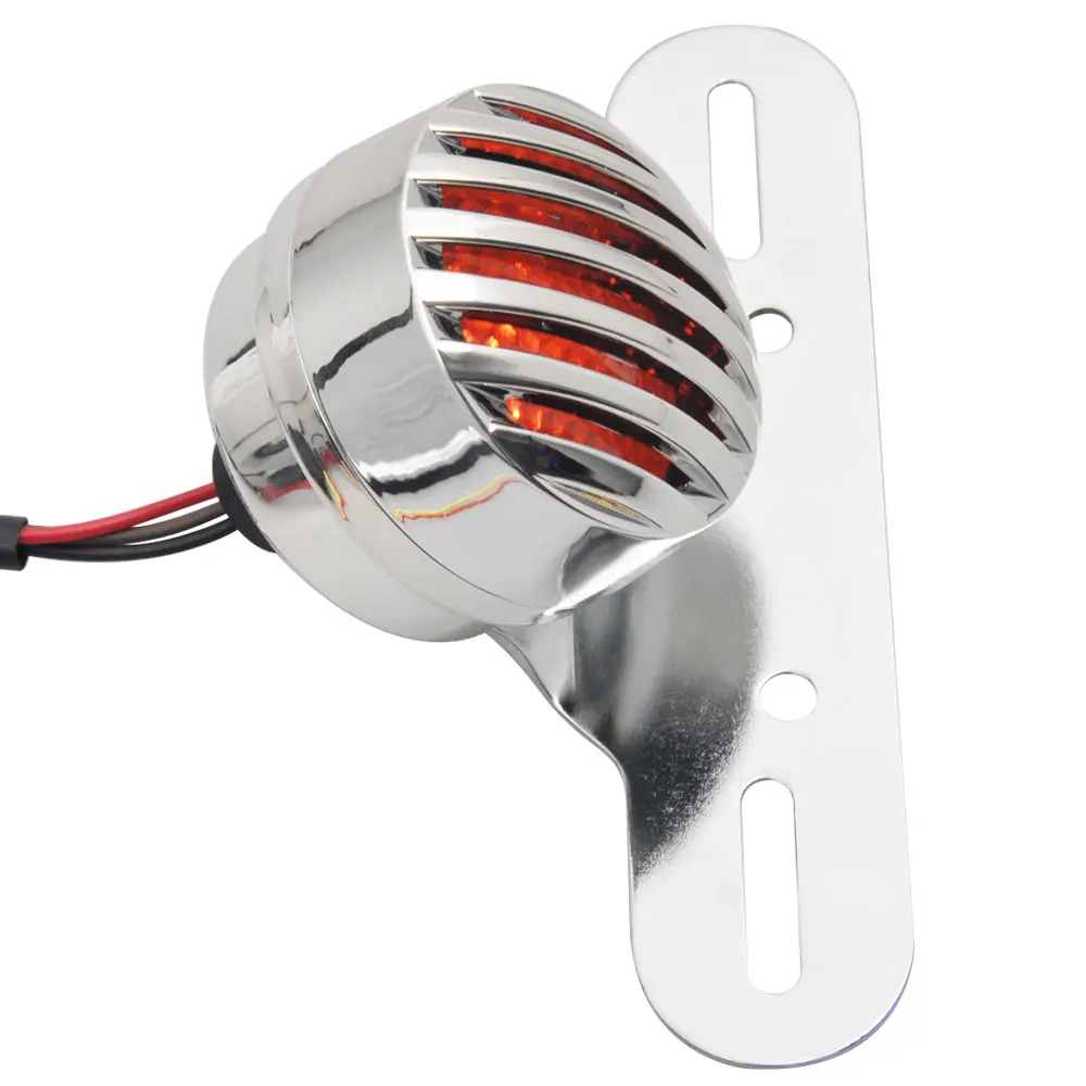 Красные линзы мотоциклетный держатель номерного знака светодиодный задний