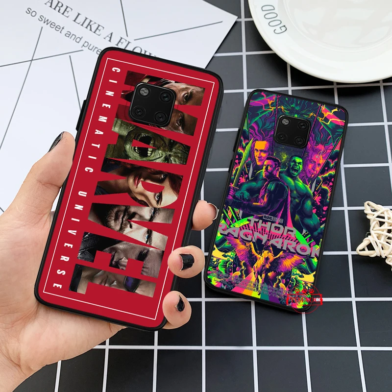 Marvel Comics &quotрукоделие принт рисунок силиконовый чехол для Huawei Mate 10 Pro 20 Lite Nova 2i 3 3i 4 5i