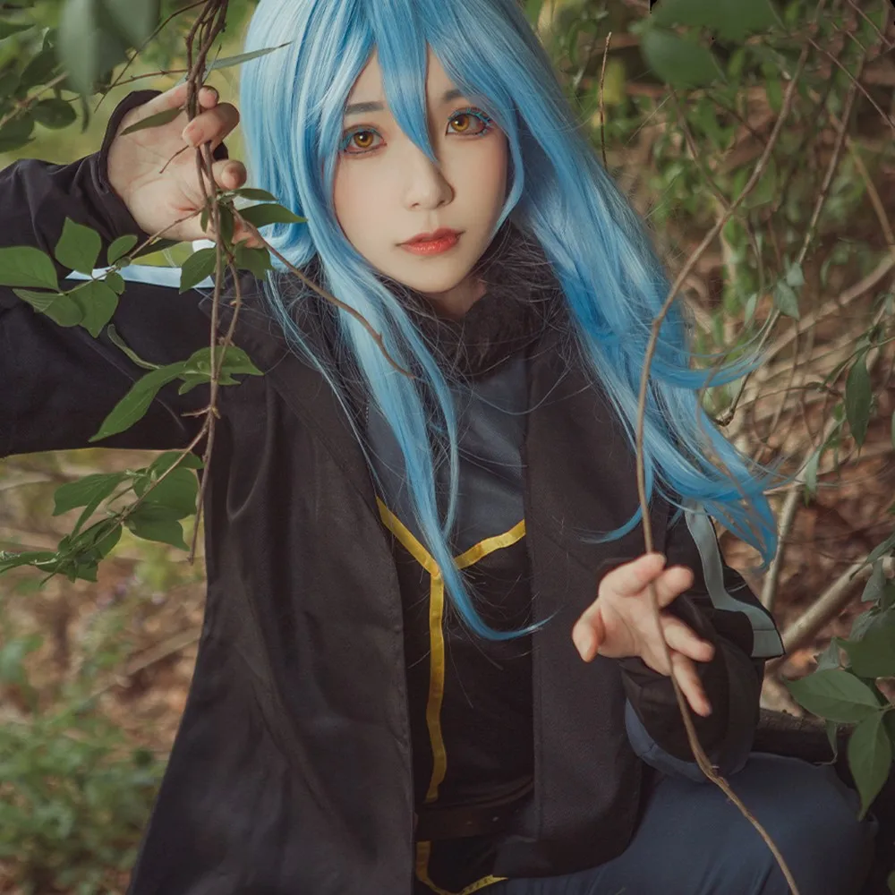 

Костюм для косплея из аниме «Я перевоплотилась в слайм», полный комплект, женские костюмы Rimuru Tempest одежда для косплея на Хэллоуин