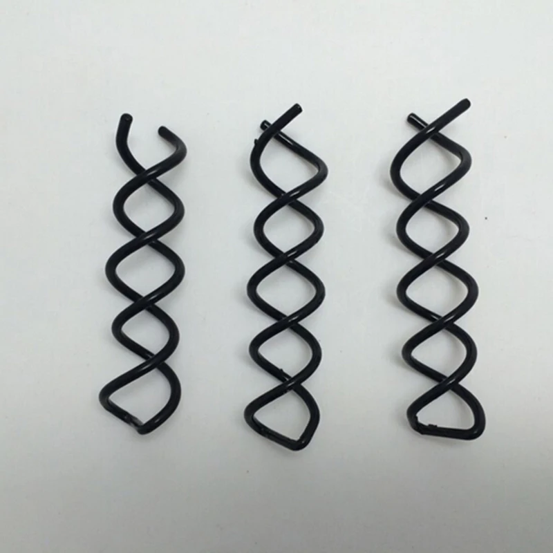 

5Pcs/set Black Spiral Spin Screw Bobby Pin Hair Clips Lady Twist Barrette Accessories