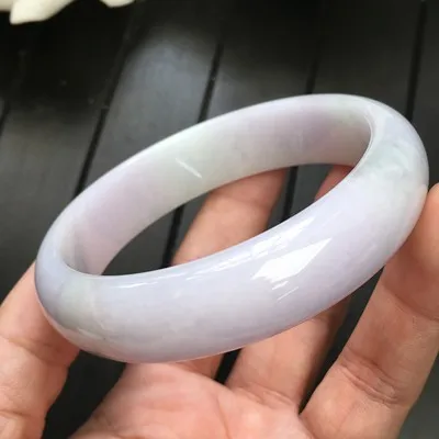 

Myanmar Jade Light Purple 54-64mm Bracelet Elegant Princess Jewelry For Mom For Girlfriend