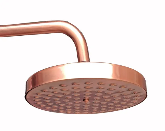 

Antique Red Copper Bathroom Rainfall Top Spray Rain Shower Head Accessories （Standard G1/2".）dsh032