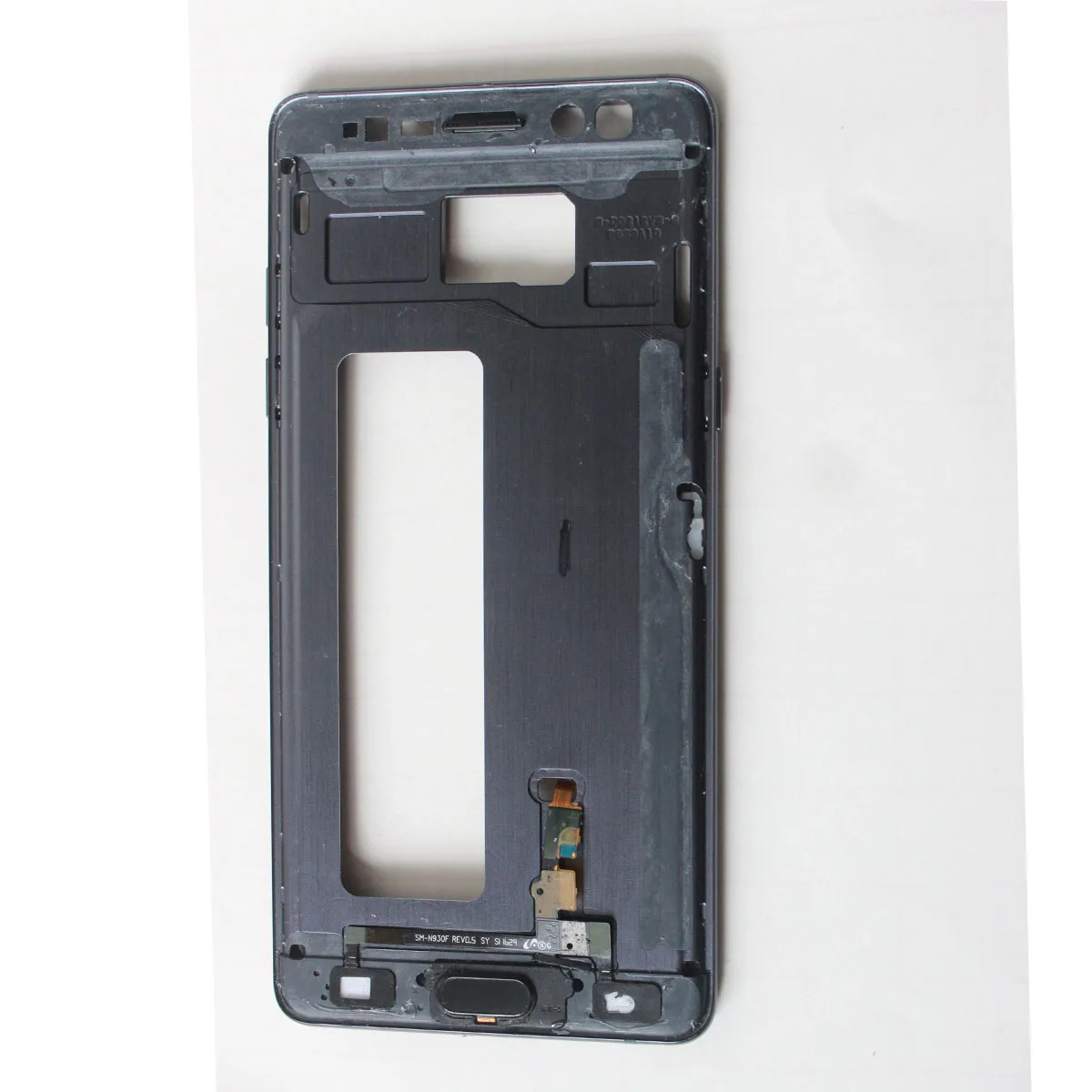 Средняя рамка корпуса рамки + кнопка отпечатка пальца для Samsung Galaxy Note 7 FE N930 N930F N935