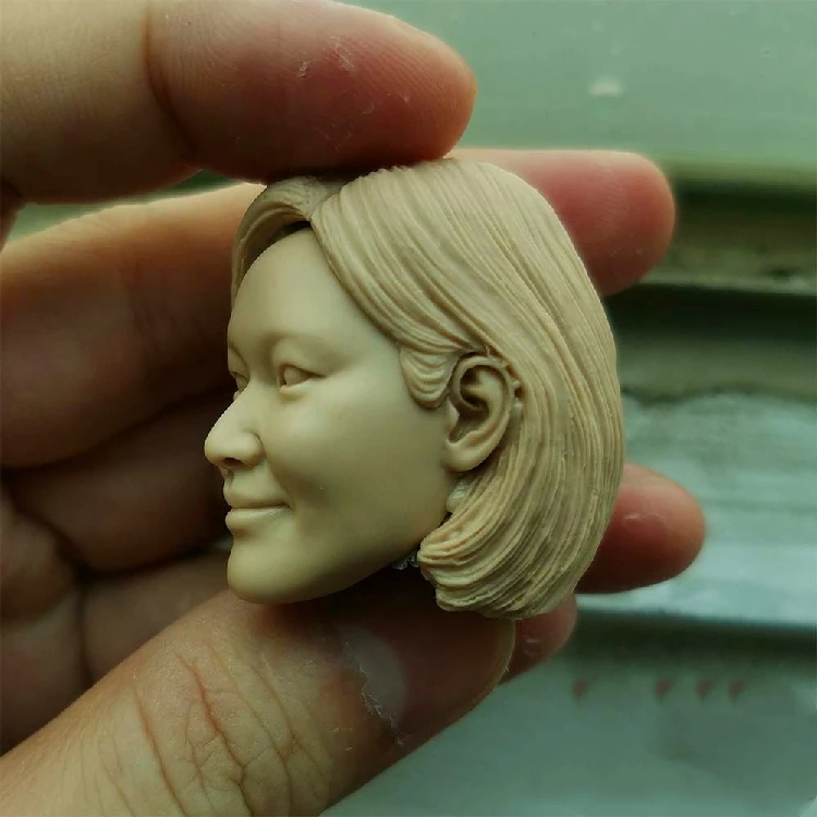 1/6 винтажные чистые девушки студентки неокрашенные голова с короткими волосами