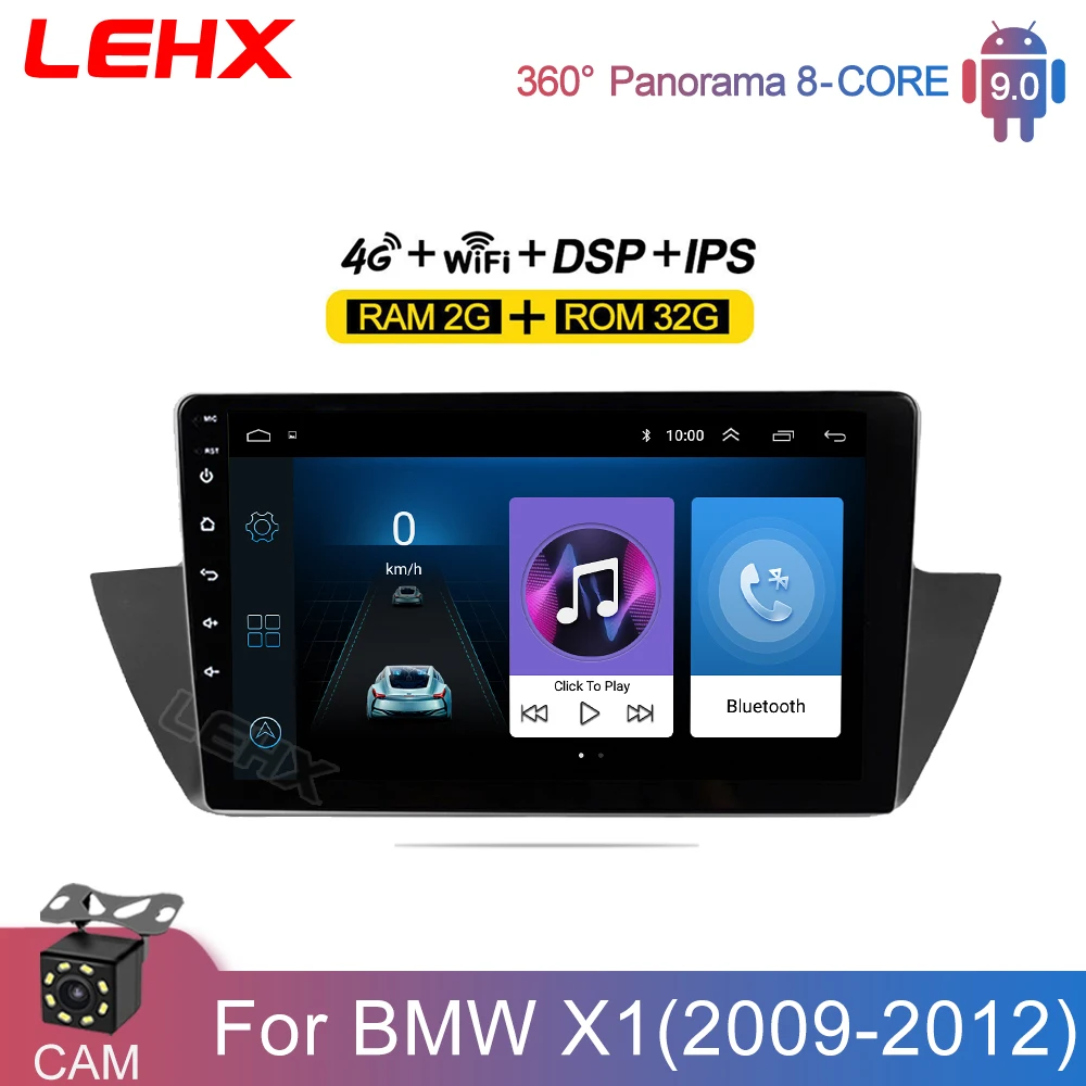 LEHX 10 дюймов Android 9 0 2Din радио для BMW X1 E84 2009 ~ 2015 iDrive автомобильный стерео аудио