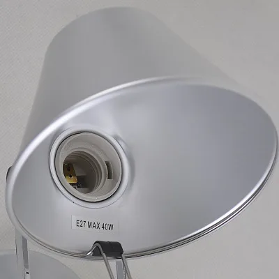 Американский промышленный настенный светильник черный серебристый цвет E27