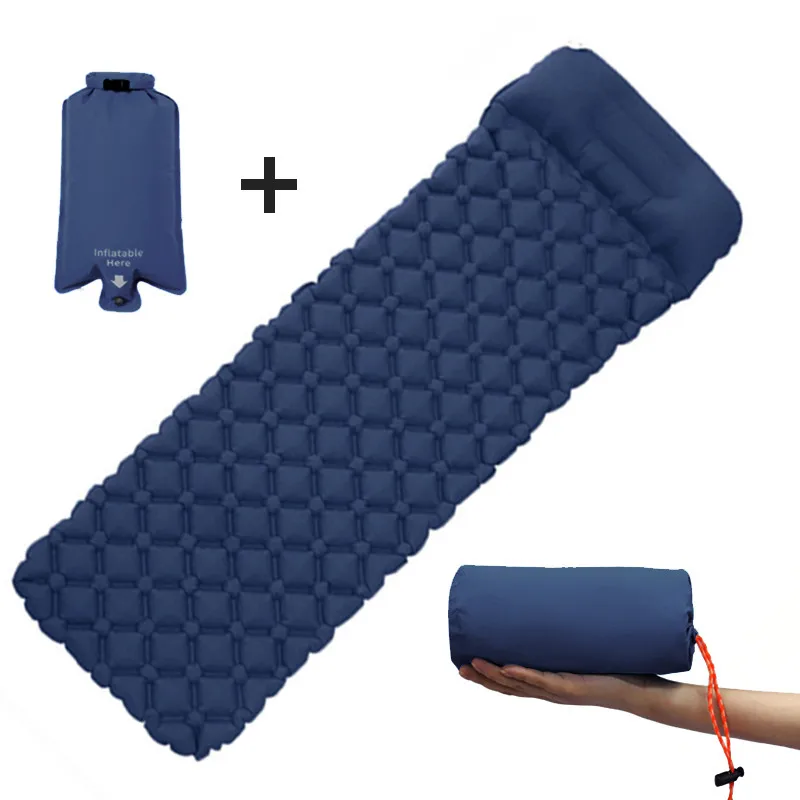 

Outdoor Camping Mat Ultra-Light Self Inflatable Mattress Hiking Tent Mat Air Cushion Portable Sleeping Pad Waterproof Mattress