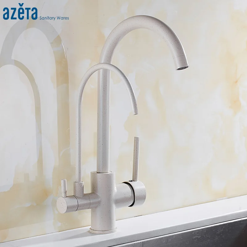 Azeta трехходовой кран кухонные краны с одним отверстием на бортике функция