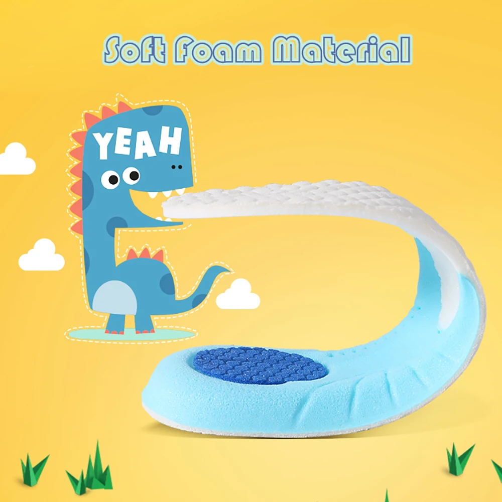 NOIPACE стельки детские теплые подпяточники для обуви стелькa ортопедические зимние