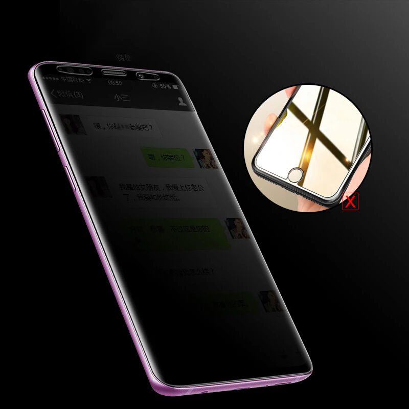 3D полное покрытие мягкая Гидрогелевая мембрана Защитная пленка для экрана для samsung S10 Plus S10e анти шпионская пленка для Galaxy S8 S9 Plus S10e