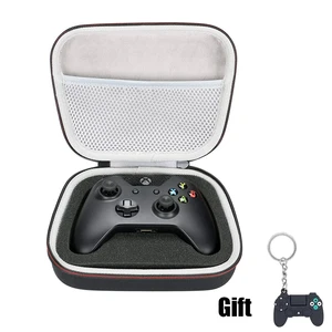 Жесткий чехол из ЭВА для хранения, дорожная Портативная сумка для Xbox OneXbox One SXbox One X 360, контроллер с сетчатым карманом и вилкой