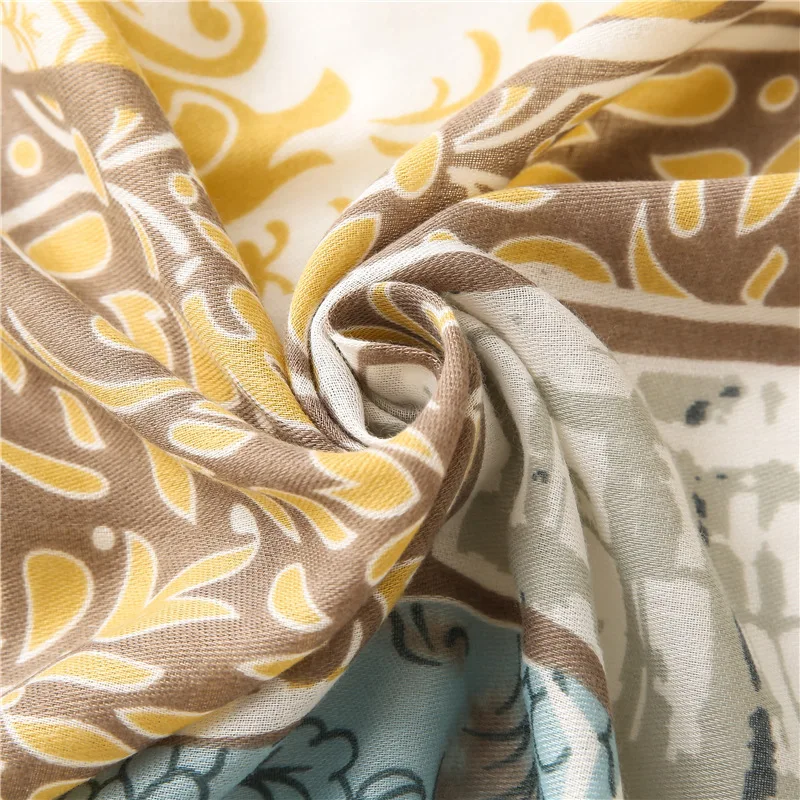 Распродажа зимних хиджаб для женщин Chun Xia льняные шали длинные Джокер