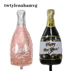 New Rose Gold Wine Bottle Aluminum Foil Decorative Balloon Birthday Engagement Valentine's Day Party Supplies Children's Toy