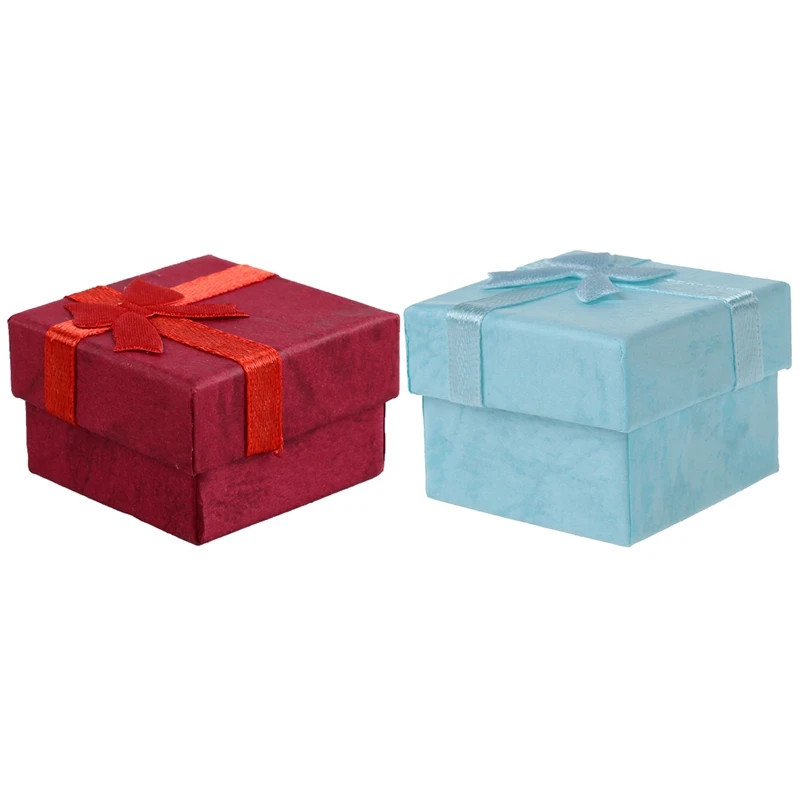 

48 шт., квадратные чехлы с бантом, 24 шт.