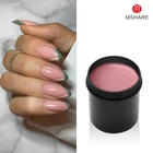 Светло-розовый строительный гель для наращивания ногтей MSHARE, немецкий самовыравнивающийся гель, без заусенцев, нагревающийся гель для наращивания ногтей, 142 г, 150 мл, 5 унций