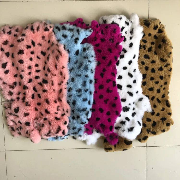 100% натуральный коврик из кроличьего меха 40*24 см стандартный для мебельной обивки