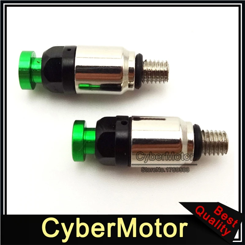 Зеленые мотоциклетные клапаны для пропускного способа воздуха 5x0 8 мм