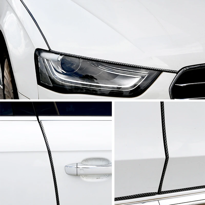 Резиновая защита от царапин на кромке двери автомобиля клейкие ленты молдинги