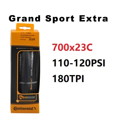700x23C 1PCS 700C шины для шоссейного велосипеда, Grand Sport Extra 700* 23C 700* 25C шины для шоссейного велосипеда, велосипедные части, Континентальный - Цвет: 700x23C 1PCS