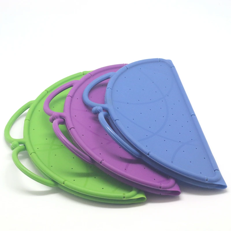 Складная Силиконовая крышка для сковороды крышки кухни универсальная кастрюли