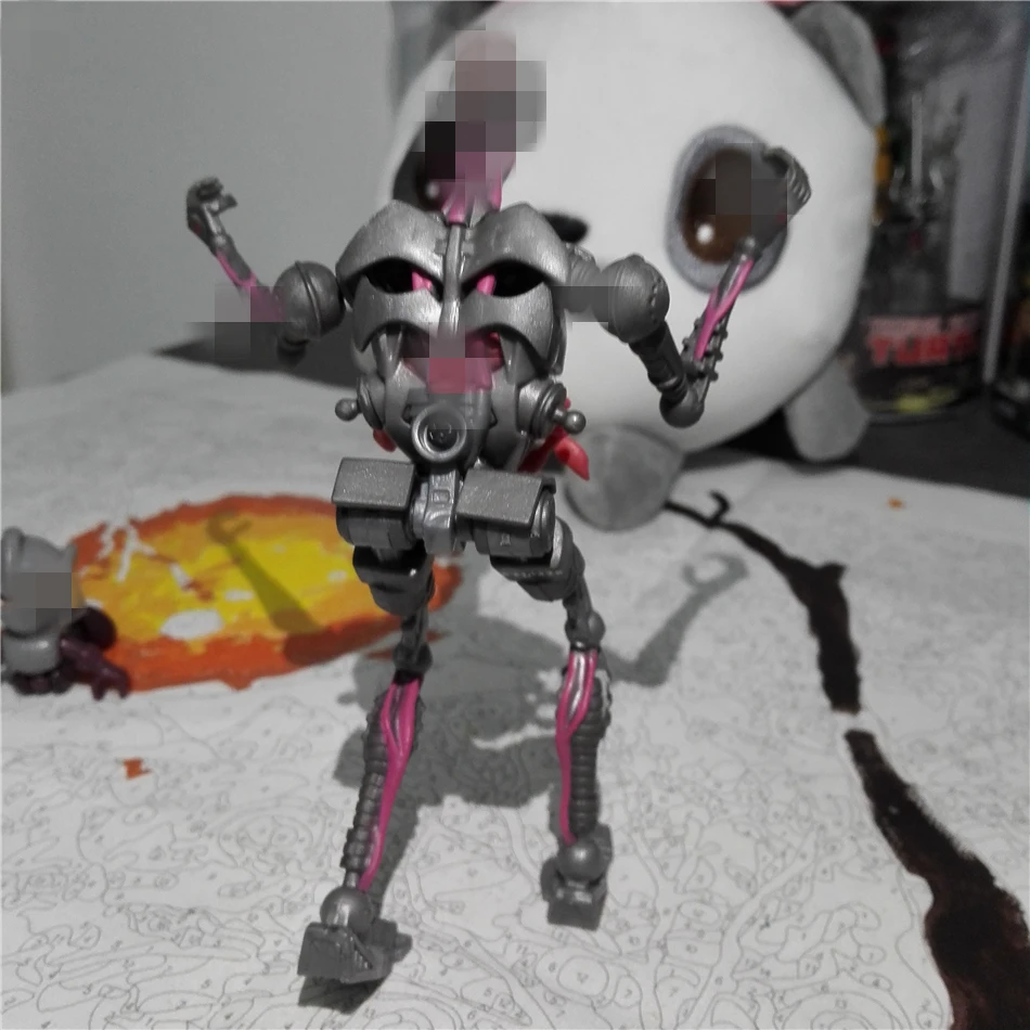 03 kraang фигурки мультфильм модель черепахи игрушки бывшая фабрика продукт newtrilizer robug mozar tortugas ninjas