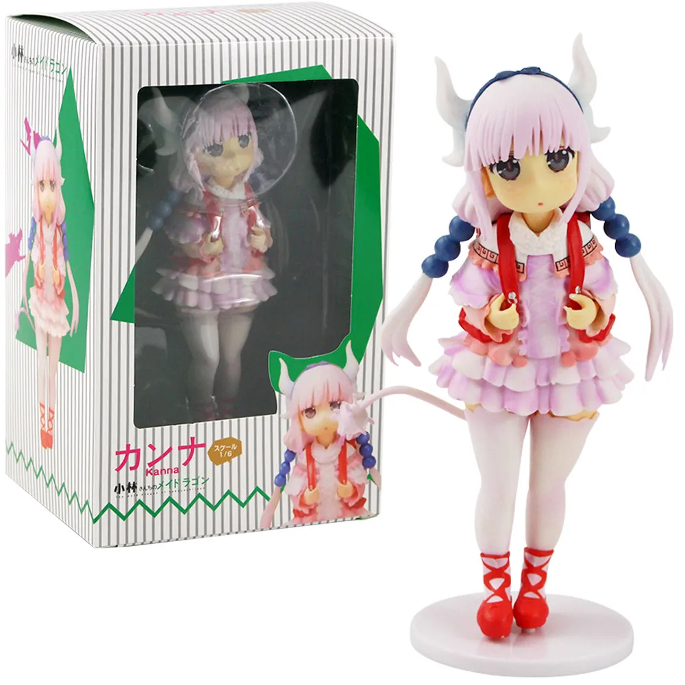 19 см Kanna Kamui Kobayashi san Chi No Maid фигура дракона экшн ПВХ Коллекционная модель