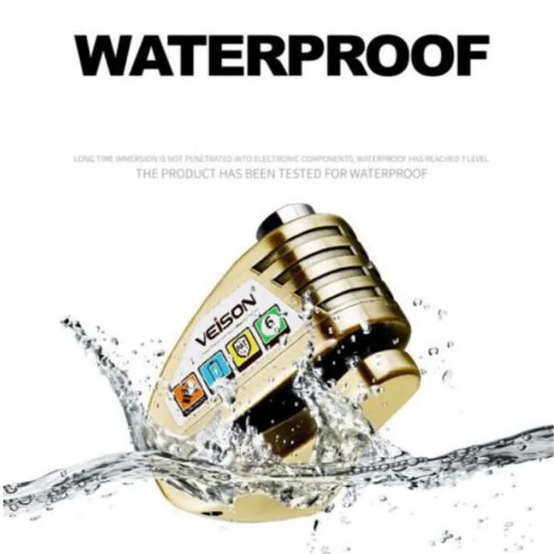 Водонепроницаемая сигнализация для мотоцикла VEISON велосипедный стальной