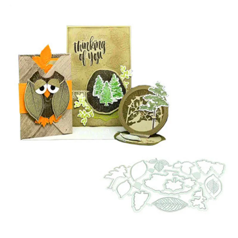 Металлический штамп для резки лесов и птиц скрапбукинга бумаги рукоделия ножа