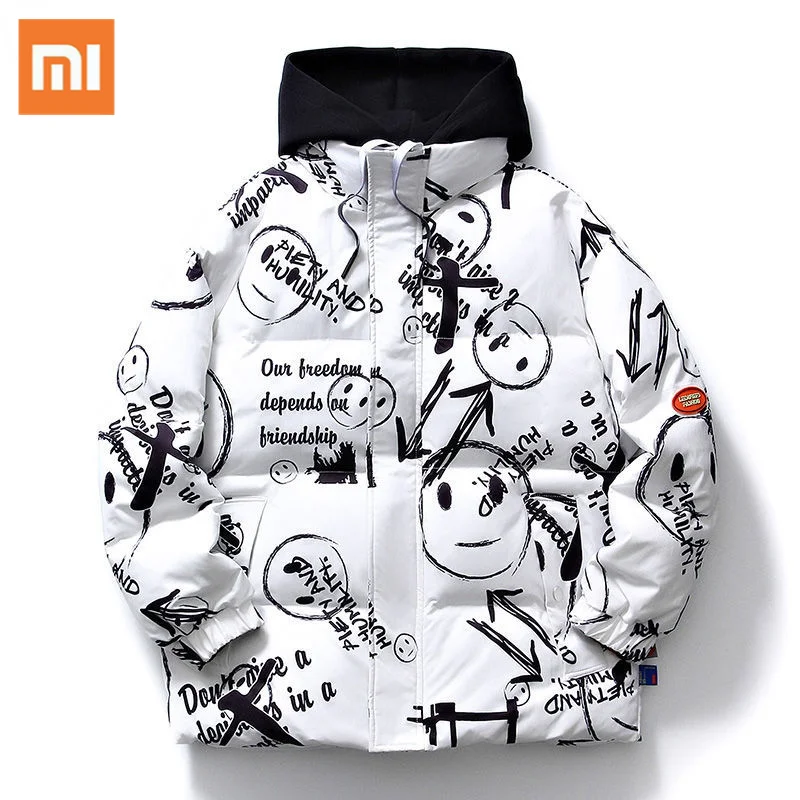 

Xiaomi YAYA 2021, горячая новинка, Зимняя Теплая стеганая куртка, модная Высококачественная теплая хлопковая куртка, устойчивая к холоду пуховая х...