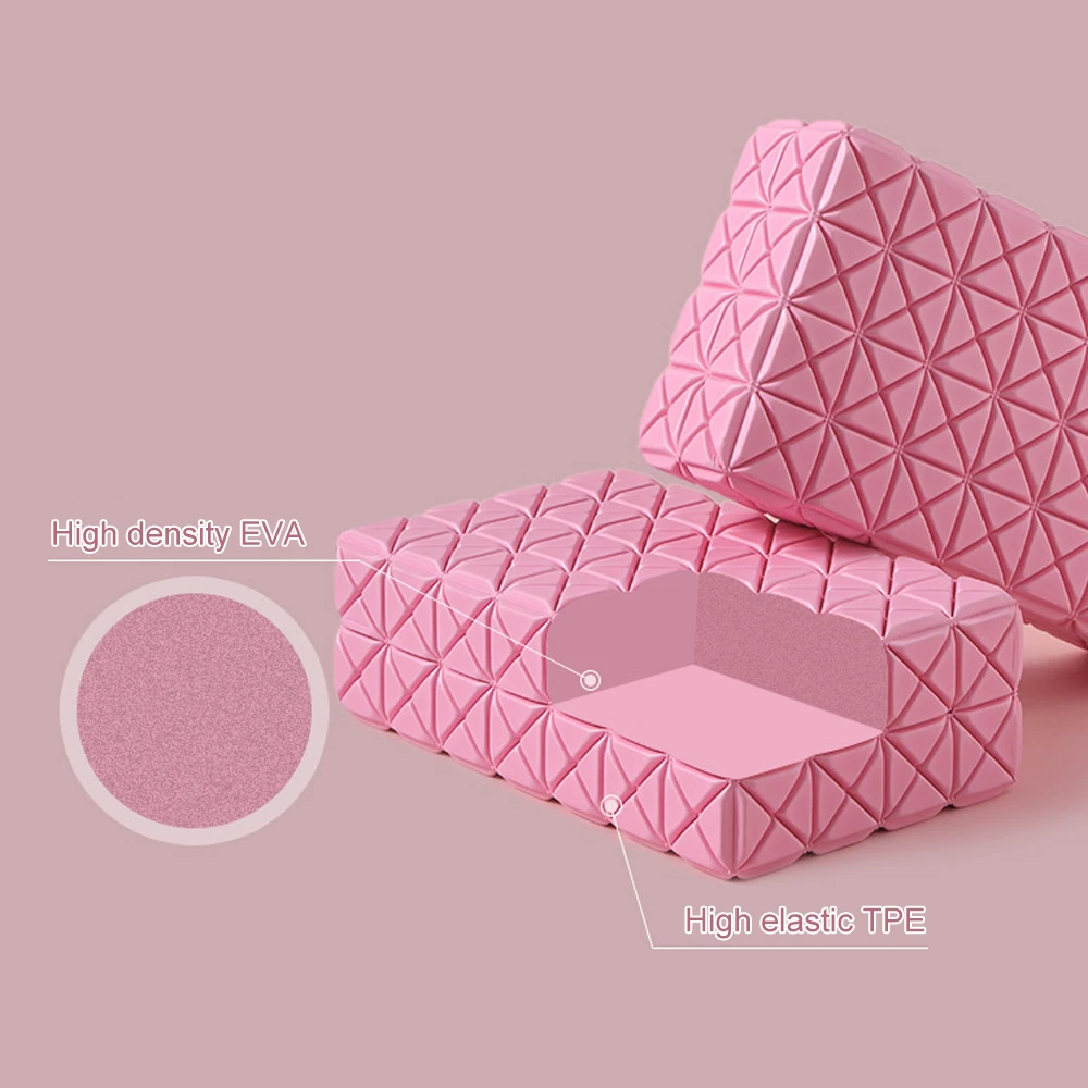 Блок йоги EVA толстые нескользящие тренажерный зал поролоновый брикет йога