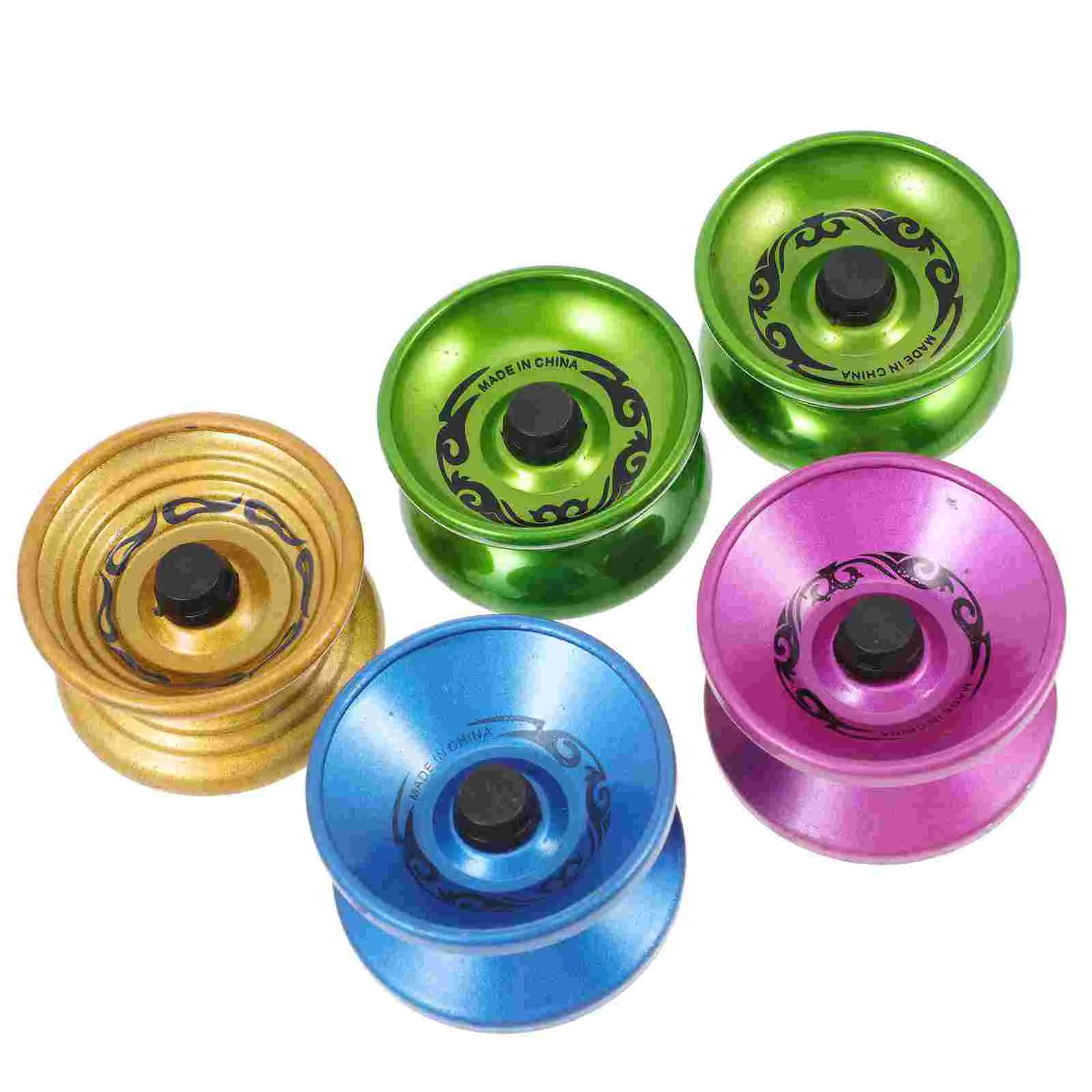 

5 шт., игрушки-Йо из сплава для детей (случайные цвета)