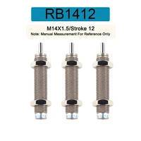 rb1412 rb series 12mm stroke pneumatic oil pressure buffer hydraulic damper adjustable oil pressure shock absorber high quality