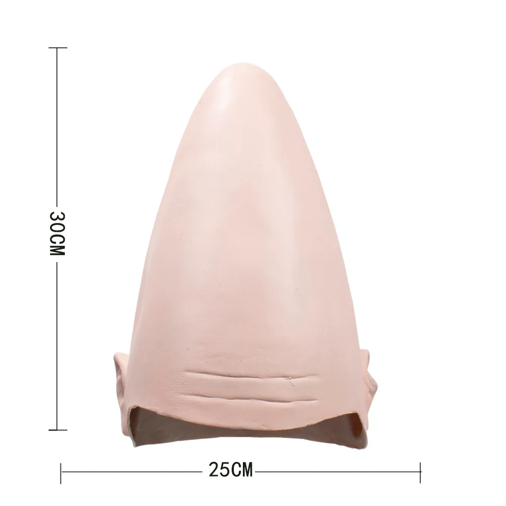 Косплэй Coneheads Alien маска животного из латекса Стиль Хэллоуин Карнавальный костюм