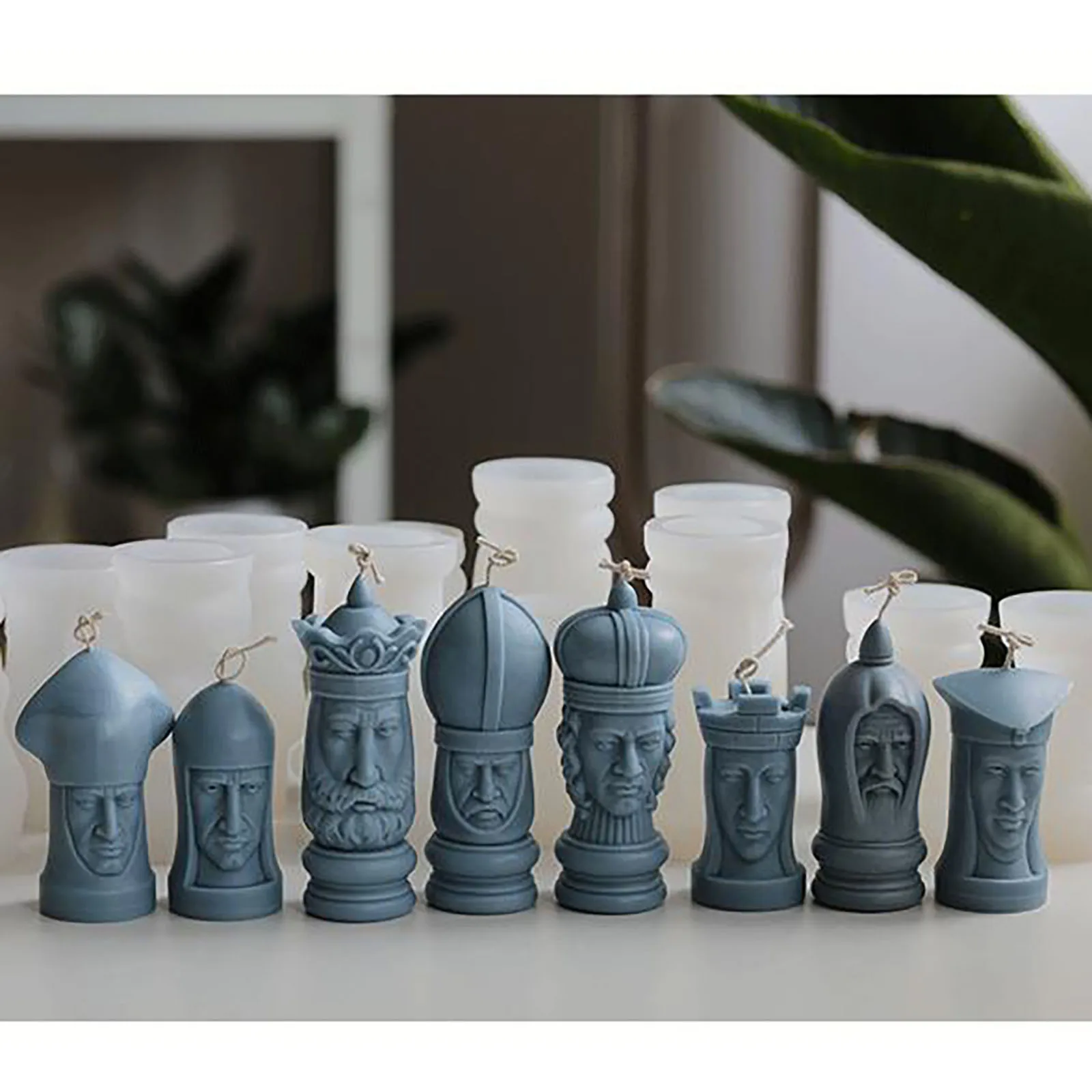 

3D Roman Figure Candle Silicone Mould Creative Silicon Aromatherapy Soap Mold Molds for Candles Resin Wax