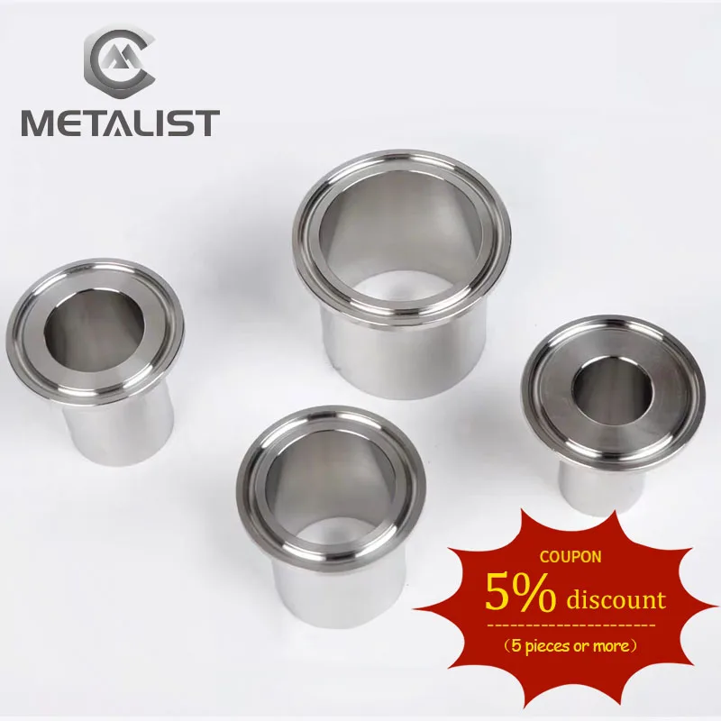 Металлический 63 мм/76 мм/89 мм трубный внешний диаметр 60 SS304 санитарный Сварочный