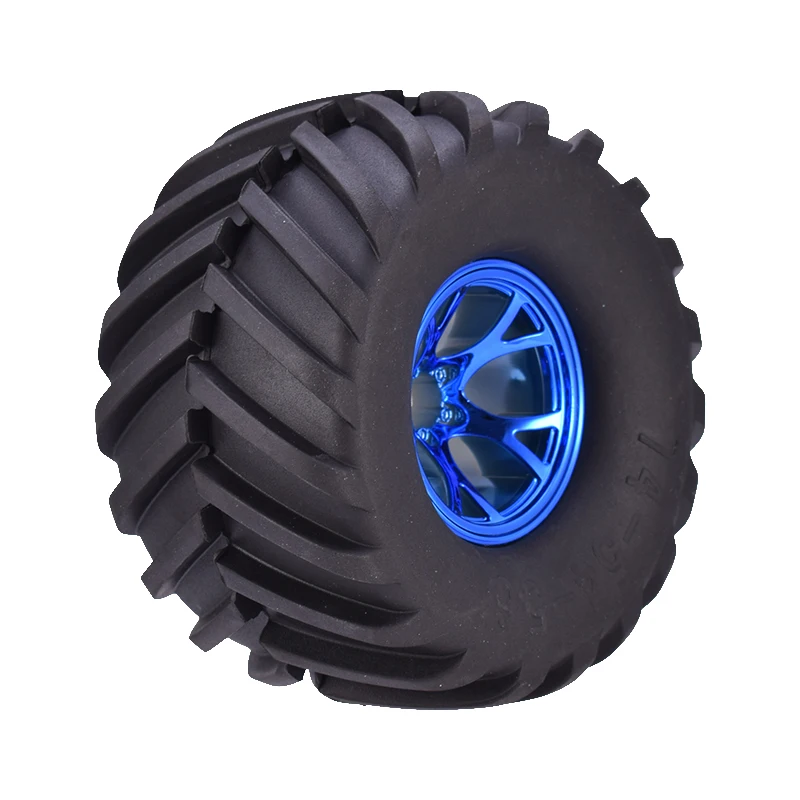 AUSTAR 4PCS AX-3003 135mm Tyre Rubber Tire Wheel Plastic Rim Hub for 1/10 RC Bigfoot HSP HPI Monster Truck Model Spare Parts | Игрушки и