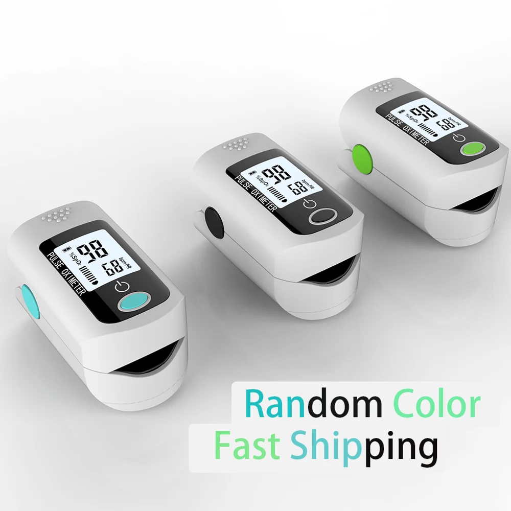 Pulse Oximeter Digital Finger SPO2 Heart Rate Monitor Meter Oxymeter Blood Pressure Random Color |