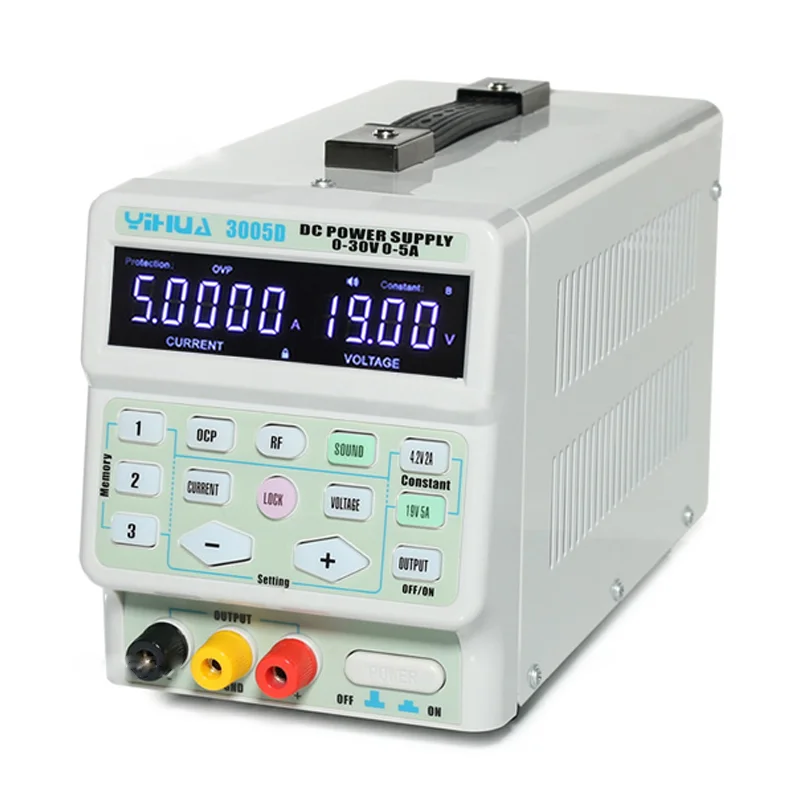 YIHUA3005D 30 в 5A высокое качество мини импульсный Регулируемый блок питания 220 В 110