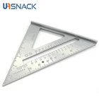 Треугольная квадратная линейка из алюминиевого сплава, транспортир, угломер для столярных работ, трехквадратная линейка, направляющая для пилы, инструменты для измерения