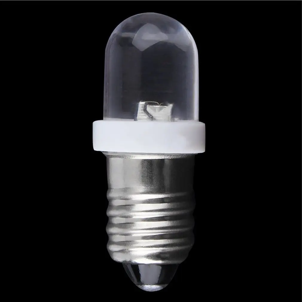 

100% brand new and high quality Low power consumption E10 LED Screw Base Indicator Bulb Cold White 6V DC Fast Delivery