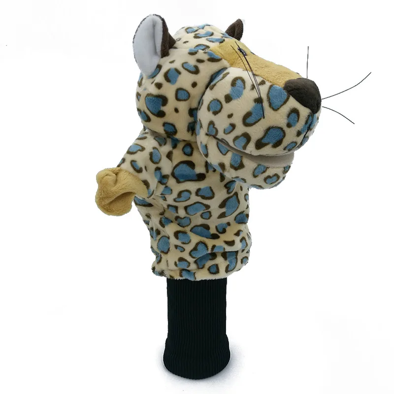 spotted leopard Поглощая Гольф животного головных уборов Гольф крышка протектор подходит до проход древесина Для мужчин леди талисман Новинка милый подарок - Цвет: spotted leopard