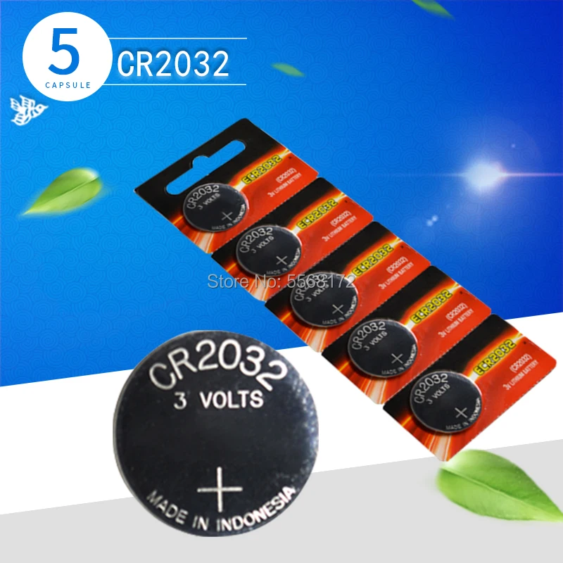 5 шт. оригинальный бренд Новый аккумулятор для Energizer cr2032 3v кнопочные батареи монет