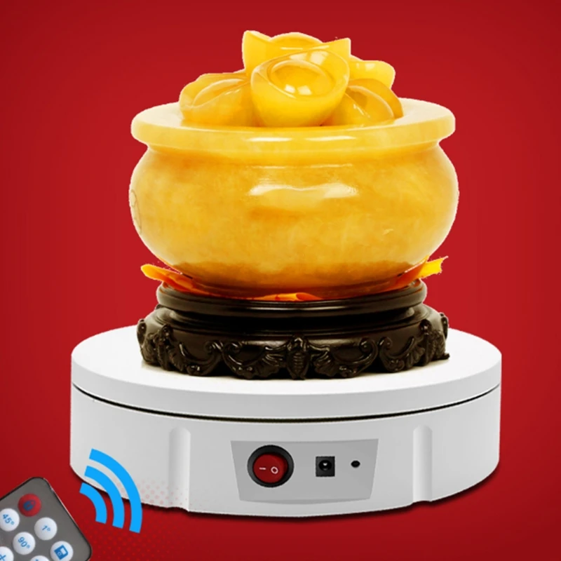 

Electric Turntable Display Stand 360 Degree Rotating Table Watch Jewelry Holder