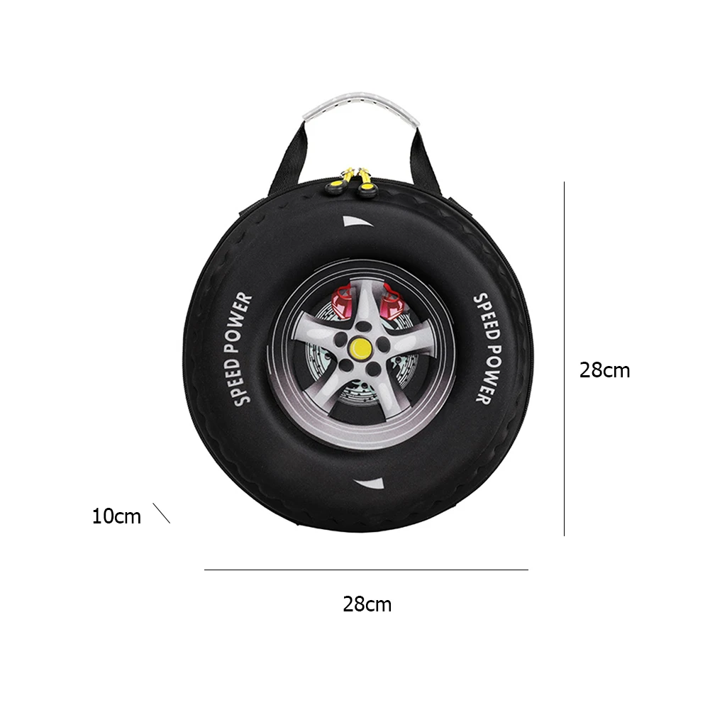 

Children Backpack Colorful Lovely Tyre Kindergarten Boys Girls Shoulder School Bag Nylon Kids Rucksack New Year Present For Kids