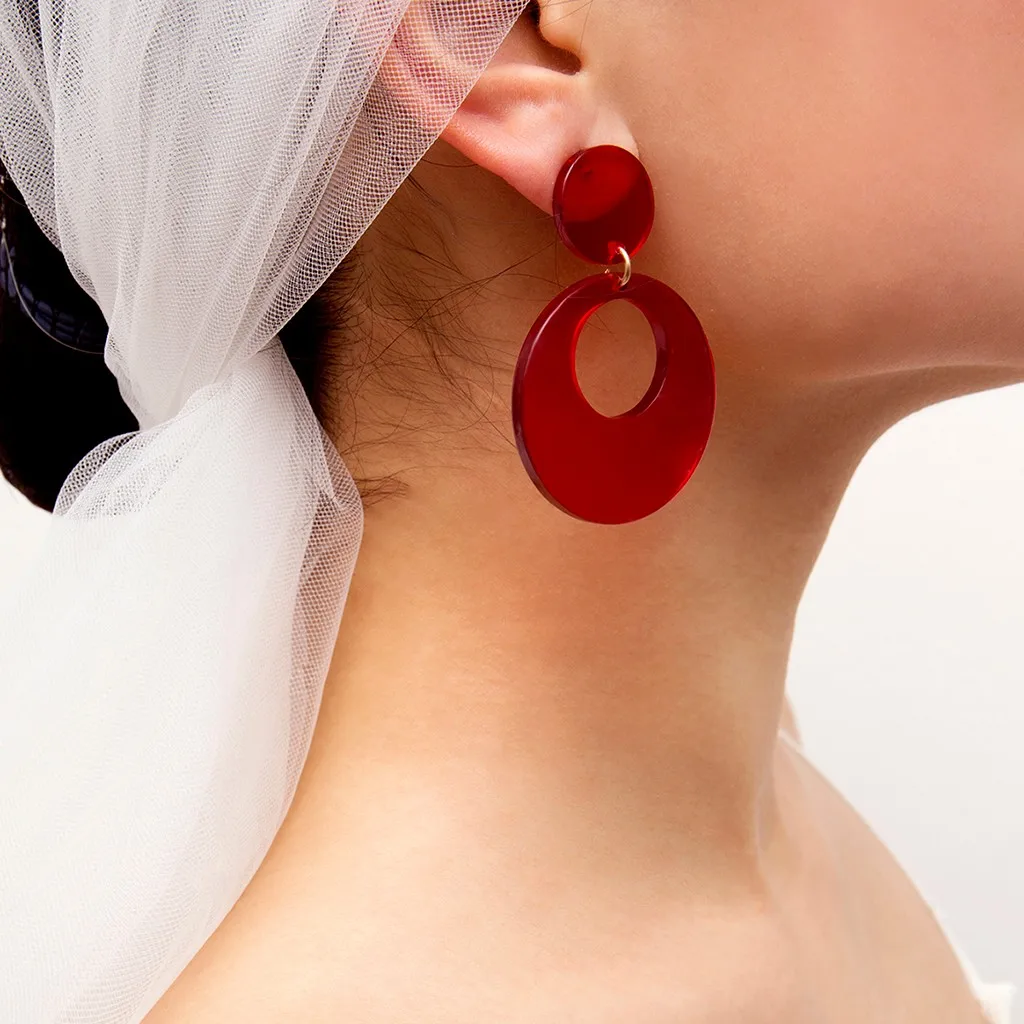 Женские круглые серьги черные белые золотые геометрические металлические в