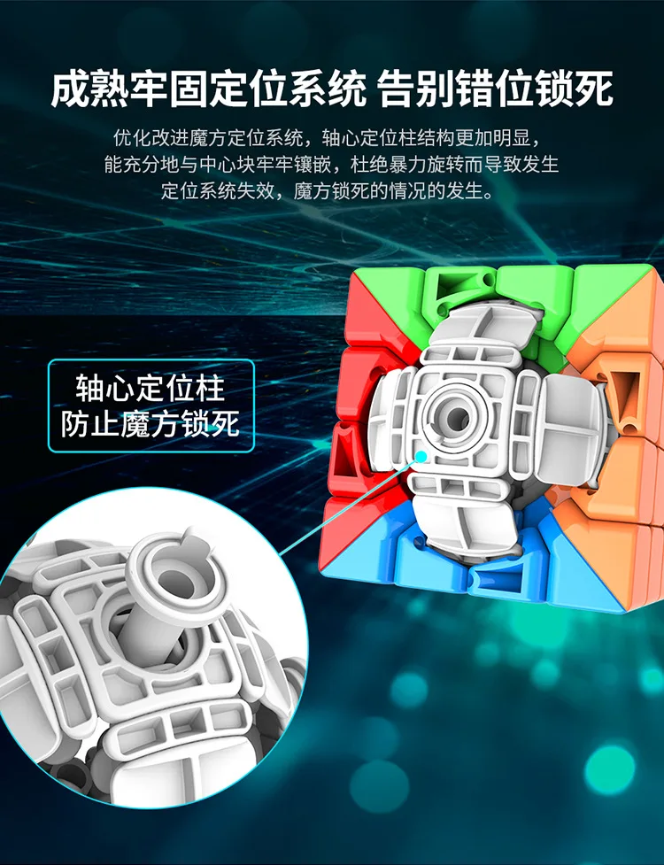 Cubing класс Meilong 4*4 Stickerless скорость cubing для коллекционеров Рождественский подарок