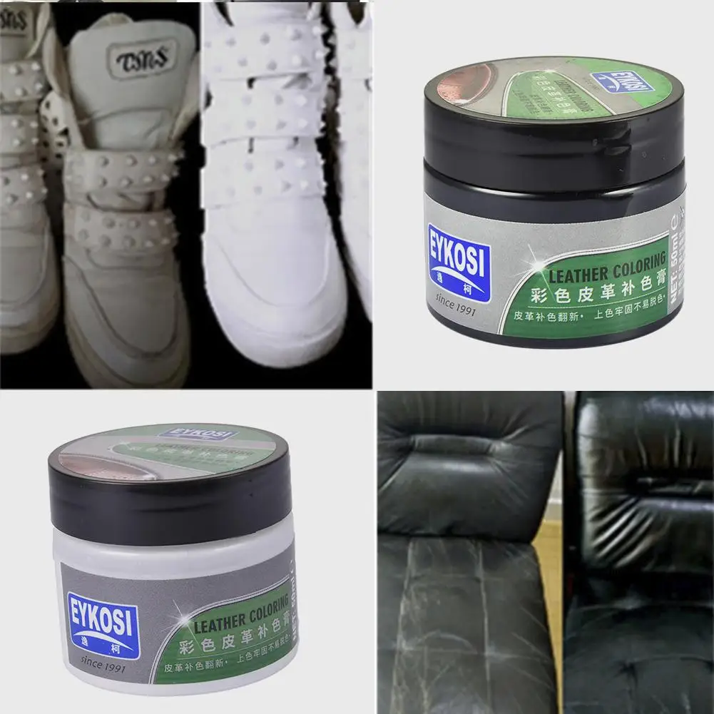 

1pcs Leather Repair Gel Car Seat Home Leather Complementary Repair Color Repair Refurbishing Cream Paste Leather Cleaner X4P7