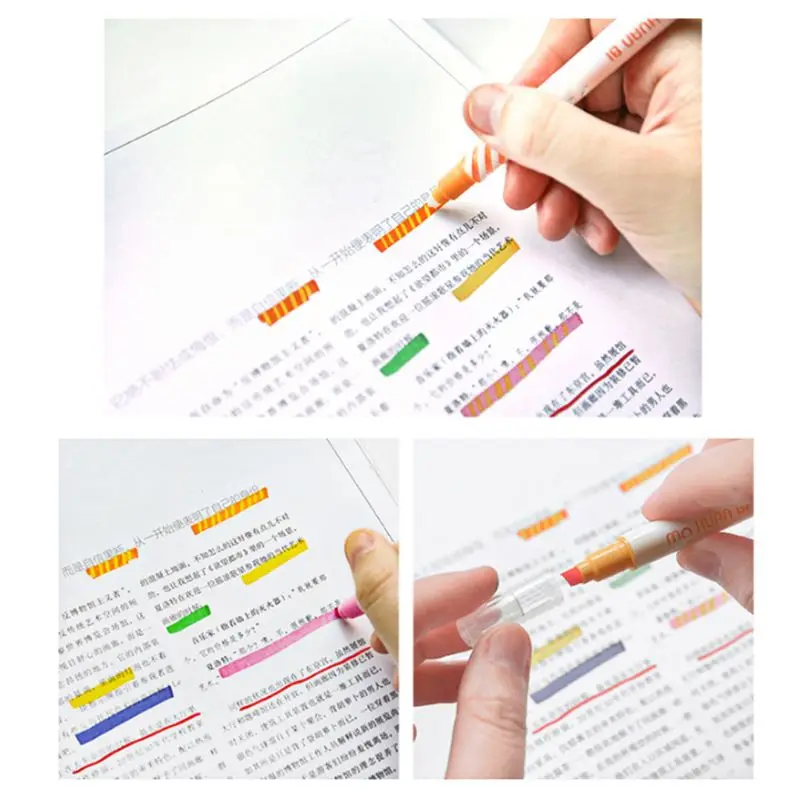 12 шт. двусторонние маркеры-маркеры для школы | Канцтовары офиса и дома