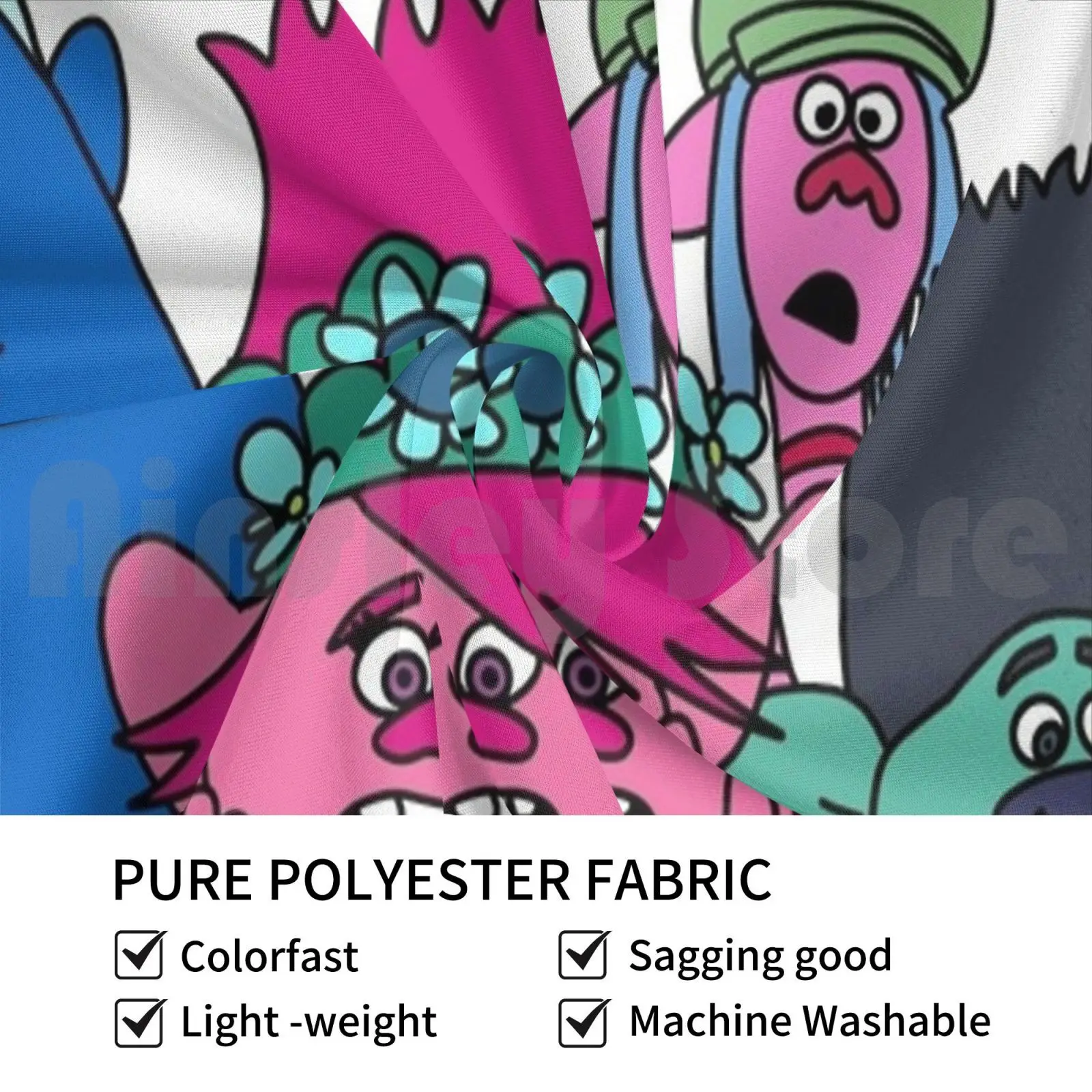 Группа из троллей гобелен фильма гостиная спальня тролли счастливые фильм |