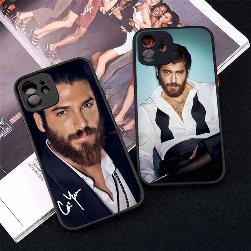 

Can Yaman handsome actor Phone Case matte transparent For iphone 7 8 11 12 plus mini x xs xr pro max cover